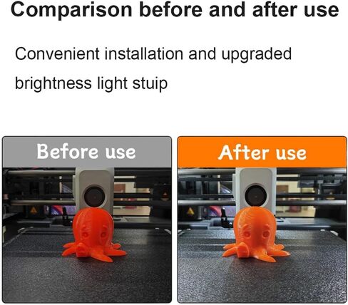 5 فولت 12 واط مصباح ليد لمختبر بامبو P1P P1S 100 سنتيمتر طول شريط إضاءة مع 3 موصل إضافي لاستبدال ملحقات الطابعة ثلاثية الأبعاد in Kuwait