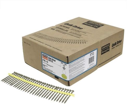 Simpson Strong-Tie - Deck-Drive DSV Wood Screw (Collated) #10 x 3 in. T25 6-Lobe, Tan (1000-Qty) in Saudi Arabia
