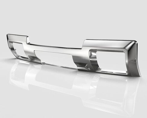 KUAFU Silvery Front Bumper Skid Plate Panel Compatible with 2015-2019 GMC Sierra 2500/3500 HD 4 Door Replace for Part Number 23178964 23178780 GM1053103C in Saudi Arabia