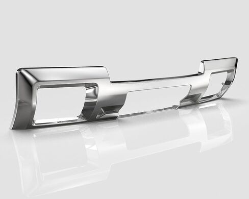 KUAFU Silvery Front Bumper Skid Plate Panel Compatible with 2015-2019 GMC Sierra 2500/3500 HD 4 Door Replace for Part Number 23178964 23178780 GM1053103C in Saudi Arabia