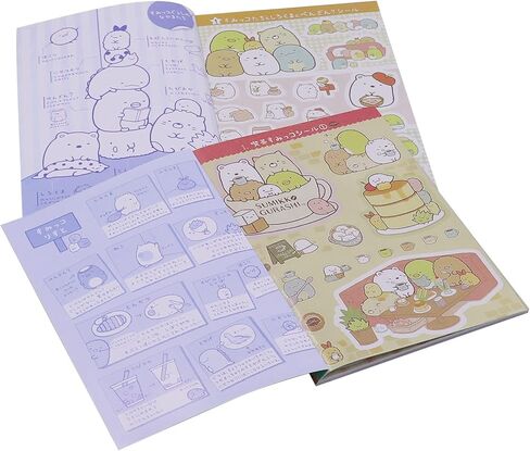 ANKOMINA 2 Pack 670 Pieces Cute Cartoon Animals Washi Stickers Book for Albums Diary Calendar Decoration Scarpbook Planner Journal Kids DIY Toy Korean Stationery in Saudi Arabia