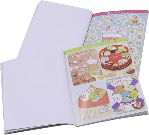 ANKOMINA 2 Pack 670 Pieces Cute Cartoon Animals Washi Stickers Book for Albums Diary Calendar Decoration Scarpbook Planner Journal Kids DIY Toy Korean Stationery in Saudi Arabia