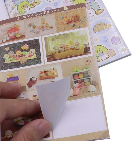 ANKOMINA 2 Pack 670 Pieces Cute Cartoon Animals Washi Stickers Book for Albums Diary Calendar Decoration Scarpbook Planner Journal Kids DIY Toy Korean Stationery in Saudi Arabia