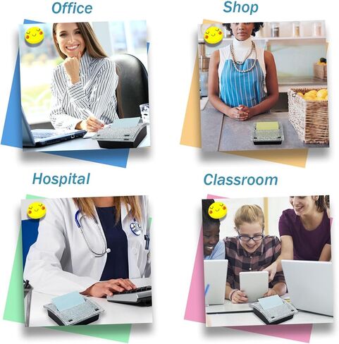 حاملات مفكرة ذاتية اللصق من حجر الراين، موزع ملاحظات لاصقة للملاحظات المنبثقة، حامل مذكرة لمستلزمات المكتب والمنزل والفصول الدراسية in Kuwait