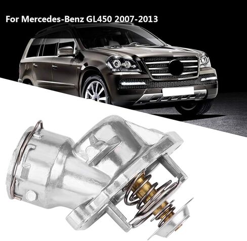 KIMISS Car Thermostat,Car Engine Cooling Thermostat for -Benz GL450 2007-2013 2722000515 in Saudi Arabia