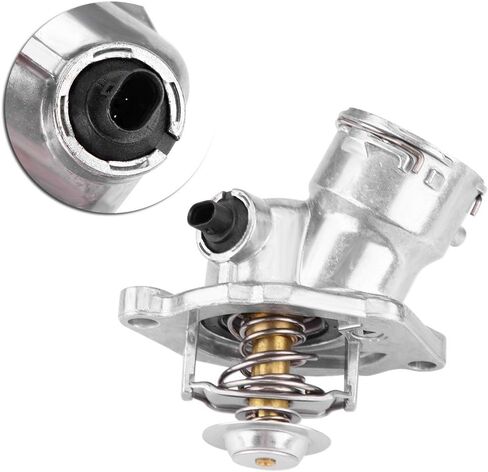 KIMISS Car Thermostat,Car Engine Cooling Thermostat for -Benz GL450 2007-2013 2722000515 in Saudi Arabia