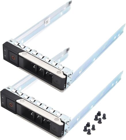 2PCS X7K8W 0X7K8W 3.5" inch SAS SATA Hard Drive HDD Tray Caddy Compatible with 14th Gen14 G14 R640 R740 R740xd R840 R940 R440 R540 Server in Saudi Arabia