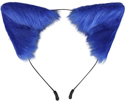 فروي الحيوان آذان الذئب الشعر هوب فو الفراء آذان الثعلب عقال الحيوان تأثيري حلي ملحق للأطفال البالغين in Kuwait