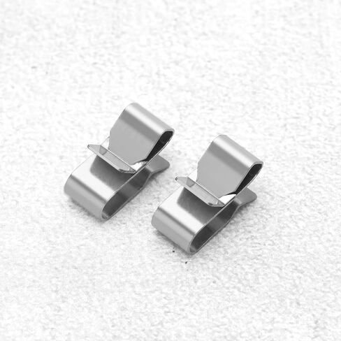 SING F LTD 100PCS Photovoltaic Cable Clips Stainless Steel Double Wire Trailer Wire Clips 23x10mm Solar Panel Wire Clip Clamps for 5mm-6.5mm Cable Diameter in Saudi Arabia