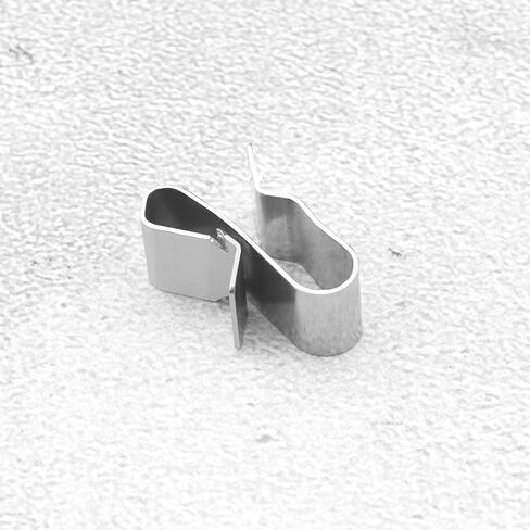SING F LTD 100PCS Photovoltaic Cable Clips Stainless Steel Double Wire Trailer Wire Clips 23x10mm Solar Panel Wire Clip Clamps for 5mm-6.5mm Cable Diameter in Saudi Arabia