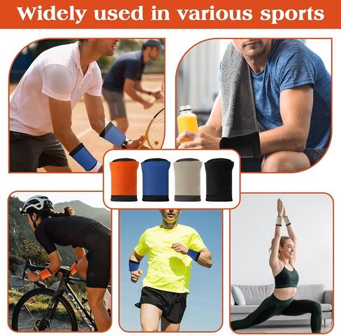 4 Pack Wrist Bands Sports, Wrist Wallet for Women Men with Zipper, Small Money Pouch, Wrist Wallet Sweat Band for Running, Walking, Basketball, Football, Tennis, Hiking, Workout in Saudi Arabia