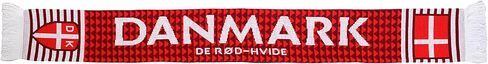 Denmark Danmark Soccer Knit Scarf in Saudi Arabia