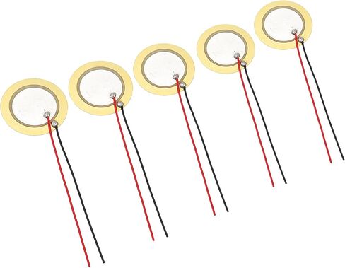 27mm Piezo Discs - 5Pcs Acoustic Pickup Transducers for Instruments in Saudi Arabia