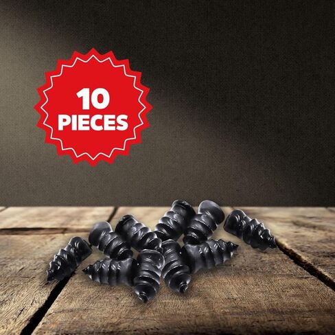 براغي إصلاح الإطارات من إيرموتو - 10 مسامير إصلاح الإطارات محكمة الغلق - سدادات الإطارات للسيارة والدراجات النارية والدراجات والمزيد - مجموعة إصلاح ثقب الإطارات DIY للرجال والنساء in Kuwait