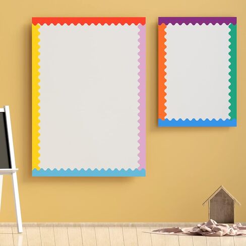 24 Rolls 393.6 ft Colorful Bulletin Board Borders 24 Multiple Colors Scalloped Classroom Borders for Bulletin Board Decorations Bulletin Board Trim for White Board Wall Locker Room Desk School Decor in Saudi Arabia