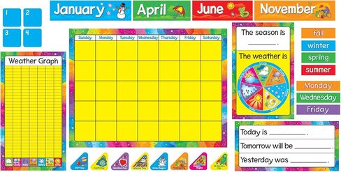 TREND enterprises, Inc. T-8096 Year Around Calendar Bulletin Board Set in Saudi Arabia