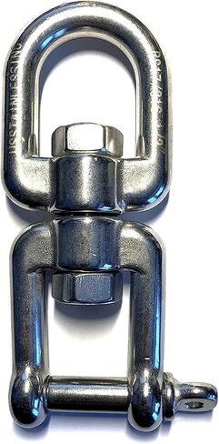 US Stainless Stainless Steel 316 Anchor Swivel Eye and Jaw 13mm (1/2") Marine Grade in Saudi Arabia