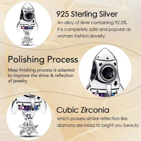 Jewelry Nature Animals Fruit Charms for Women Bracelets Necklaces in 925 Sterling Silver,Mother's Day Birthday Christmas Gifts for Girls in Saudi Arabia