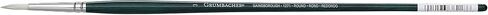 فرشاة Grumbacher Gainsborough المستديرة بالزيت والأكريليك، شعيرات خنزير، مقاس 1 (1271R.1) in Saudi Arabia