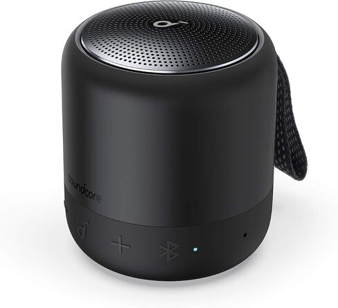 مكبر صوت بلوتوث Soundcore Anker Mini 3، وتقنية BassUp وPartyCast، ومنفذ USB-C، ومقاوم للماء IPX7، ومعادل صوت قابل للتخصيص (متجدد) in Saudi Arabia
