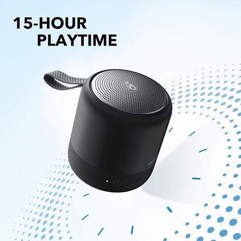 مكبر صوت بلوتوث Soundcore Anker Mini 3، وتقنية BassUp وPartyCast، ومنفذ USB-C، ومقاوم للماء IPX7، ومعادل صوت قابل للتخصيص (متجدد) in Saudi Arabia