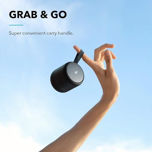 مكبر صوت بلوتوث Soundcore Anker Mini 3، وتقنية BassUp وPartyCast، ومنفذ USB-C، ومقاوم للماء IPX7، ومعادل صوت قابل للتخصيص (متجدد) in Saudi Arabia