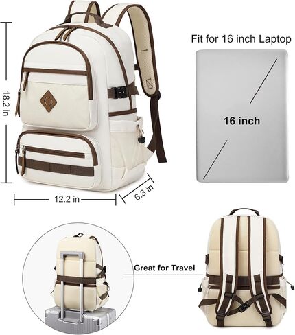 Caoroky knight Laptop Backpacks College Bookbags Women Men Anti Theft Travel Backpacks Large Elementary Middle High School Bags for Kids Teens Girls Boys Students Adults Causal Daypack-Black in Saudi Arabia