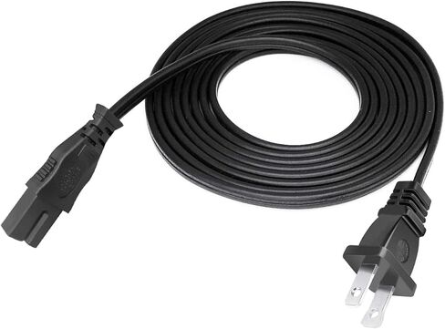 8.2ft Power Cord for Brother Sewing Machine PE400D PE200 DZ820 SA503 SQ9285 PQ1500 PS1900 2 Prong Polarized Power Cord Ac Cable Replacement in Saudi Arabia