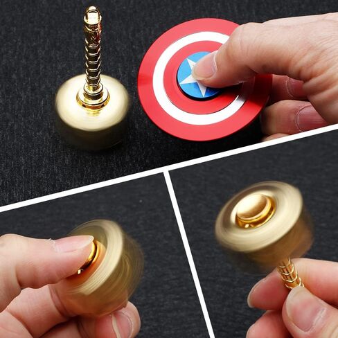 10 عبوات من فيدجيت سبينر للأطفال والكبار، مكعب معدني 2 في 1 لإصبع المطرقة، أحجار بيض خشخيشة مغناطيسية، مكعب إنفينيتي، درع جيروسكوبي بأطراف الأصابع لتخفيف التوتر، هدية لعبة مكتب المكتب in Kuwait