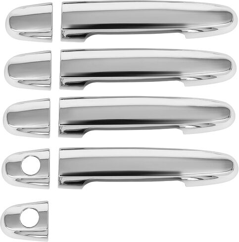 OCPTY 4PCS Door Handle Covers 2008-2012 for Scion xB 2003-2013 for Toyota Corolla 2003-2012 for Toyota Matrix 2001-2011 for Toyota RAV4 2007-2011 for Toyota Yaris Exterior Driver Side & Passenger Side in Saudi Arabia