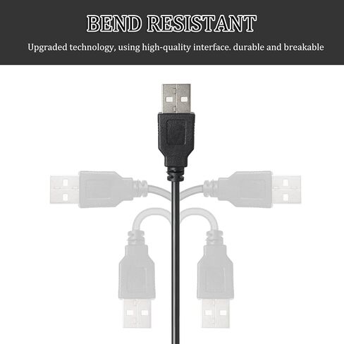 USB C to DC 5.5mm x 2.1mm Power Cable Cord, USB C Input to DC 12V Out Charging Cable, Work with PD Charger and PD Power Bank, Output DC 12V 3A MAX 36W in Kuwait