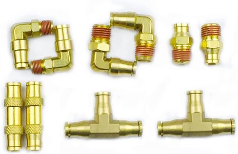 3/8 inch DOT Push to Connect Fittings Air Bag Fittings Air Line Fittings Push in Fittings Air Brake Repair Kit DOT Air Fittings for Air Suspension System in Saudi Arabia
