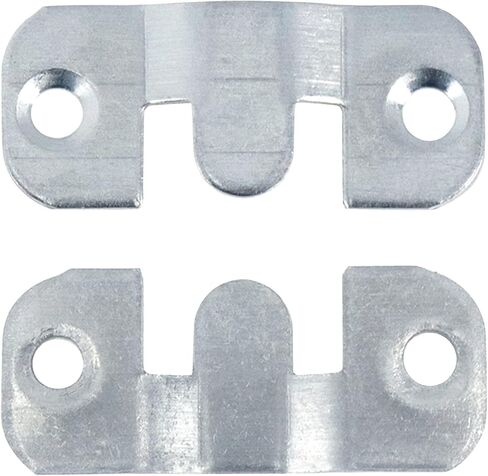 15 قطعة من دعامات التثبيت المتساطحة إطار صورة متشابك على شكل حرف Z إطار صورة مشبك معلق بإبزيم تعليق من الفولاذ المقاوم للصدأ مقاس 35 مم/1.38 بوصة فضي (يشمل المسمار) in Kuwait