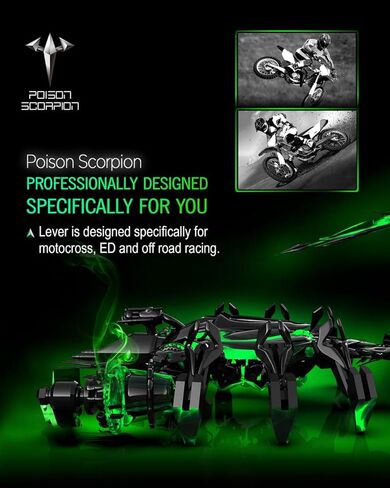 POISON SCORPION Blue Dirt Bike Brake Clutch Levers Pivot Compatible with DRZ400 2000-2017 | DRZ400E 2000-2018 | DRZ400S DRZ400SM 2000-2021 | DR200S 2015-2019 in Saudi Arabia