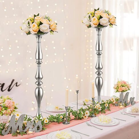 Sziqiqi Floral Centerpiece Riser Flower Arrangement Stand for Wedding Centerpiece Birthday Anniversary Party Tablescape Decoration, Gold 19.7in in Saudi Arabia
