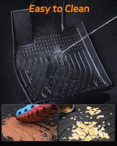 for Kia Telluride Floor Mats 2024 2023 2022 2021 2020, Trunk Floor Liners for Kia Telluride Cargo Liner Mat, All Weather Custom Fit Rubber Mat for Kia Telluride Carpet 2020-2023 2024 Accessories in Kuwait