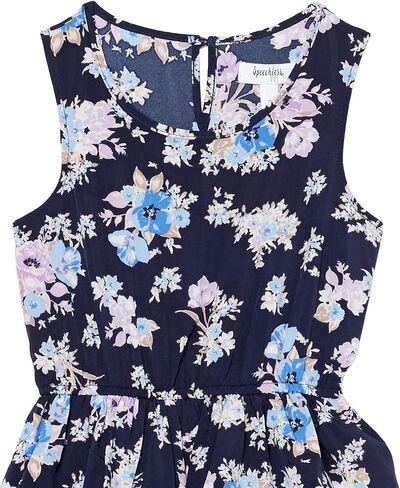 Speechless Girls' Sleeveless Tiered Dress and Tie Front Cardigan in Saudi Arabia