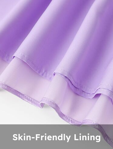 PATPAT Toddler Girl's Tulle Dress Contrast Mesh Puff Short Sleeve A Line Party Dress 3-6 Years in Saudi Arabia