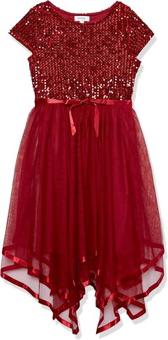 Speechless Girls' Short Sleeve Hanky Dress in Saudi Arabia