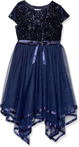Speechless Girls' Short Sleeve Hanky Dress in Saudi Arabia