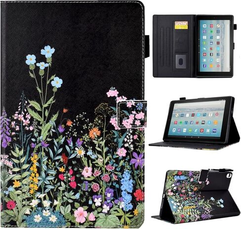 Case for Fire HD 8 Tablet (8th/7th/6th Generation, 2018/2017/2016 Release), Premium PU Leather Folio Stand Cover Protective Case with Auto Sleep Wake, Beach in Saudi Arabia