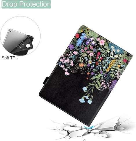 Case for Fire HD 8 Tablet (8th/7th/6th Generation, 2018/2017/2016 Release), Premium PU Leather Folio Stand Cover Protective Case with Auto Sleep Wake, Beach in Saudi Arabia