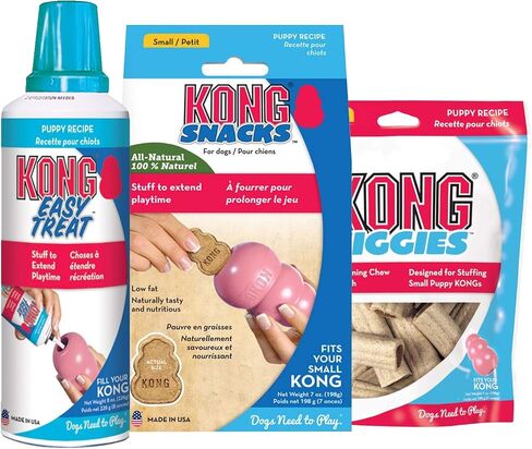 KONG - Dog Treat Combo - Easy Treat, Snacks and Ziggies - Puppy Treats for Small Puppies in Saudi Arabia