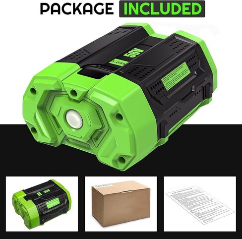 5000mAh Replacment Battery for EGO 56V Battery Compatible with EGO Bettery 56 Volts Cordless Power Tools BA2800 BA4200 BA4200T BA1400 BA1400T BA2240 BA1120 Lithium Battery 【1-Pack 56V 5.0Ah】Black in Saudi Arabia