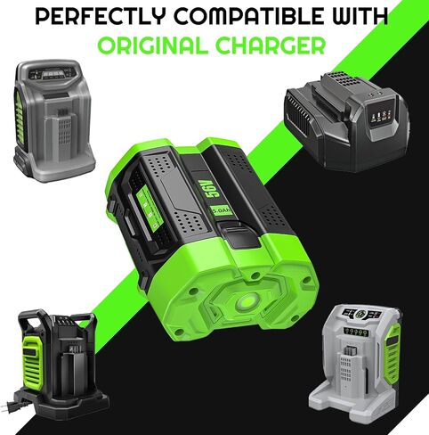5000mAh Replacment Battery for EGO 56V Battery Compatible with EGO Bettery 56 Volts Cordless Power Tools BA2800 BA4200 BA4200T BA1400 BA1400T BA2240 BA1120 Lithium Battery 【1-Pack 56V 5.0Ah】Black in Saudi Arabia