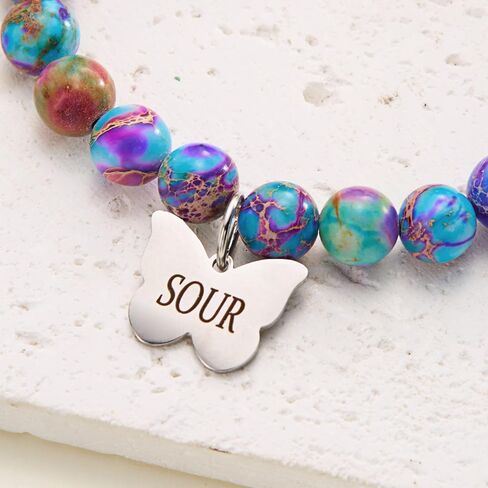 Olivia GUTS/SOUR Album Concert Inspired Bracelets Gifts, Olivia Merch Accessories, Purple Olivia Bracelet for Women Girls Fans Purple Love Pendant Bracelet Olivia Album Concert Costume Dress Décor in Saudi Arabia