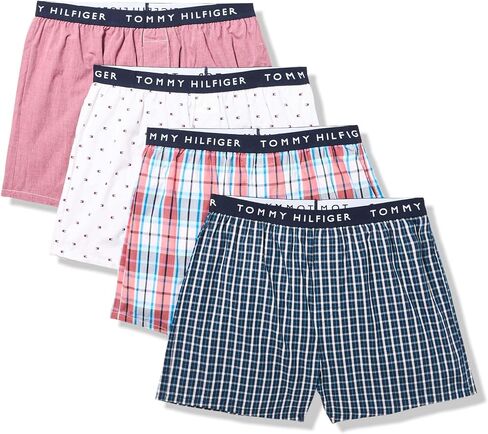 Tommy Hilfiger Men's Cotton Classics 4-Pack Woven Boxer in Saudi Arabia