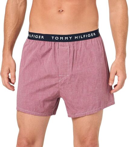 Tommy Hilfiger Men's Cotton Classics 4-Pack Woven Boxer in Saudi Arabia
