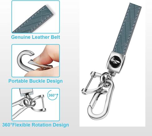 2 Pcs Silicone Key Fob Cover for Ford with Keychain, Soft Key Case Shell Full Protection for Explorer Fusion Escape Edge Expedition F150 F250 F350 F450 F550 Maverick Mustang, Black/Gray in Kuwait