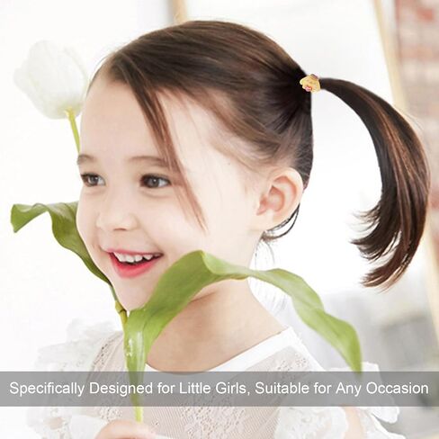 60Pcs Girl Hair Clips Cartoon Hair Headwear Set Animal Small Snap Clips Barrettes Elastic Hair Ties Hair Bands Ropes in Saudi Arabia